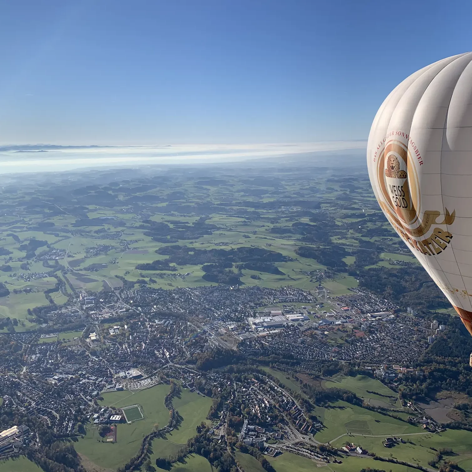 Ballonstart im Allgäu Heute geht es hoch hinaus